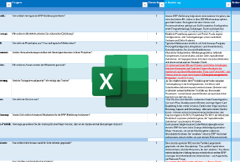 ERP-Vergleich Auswertung