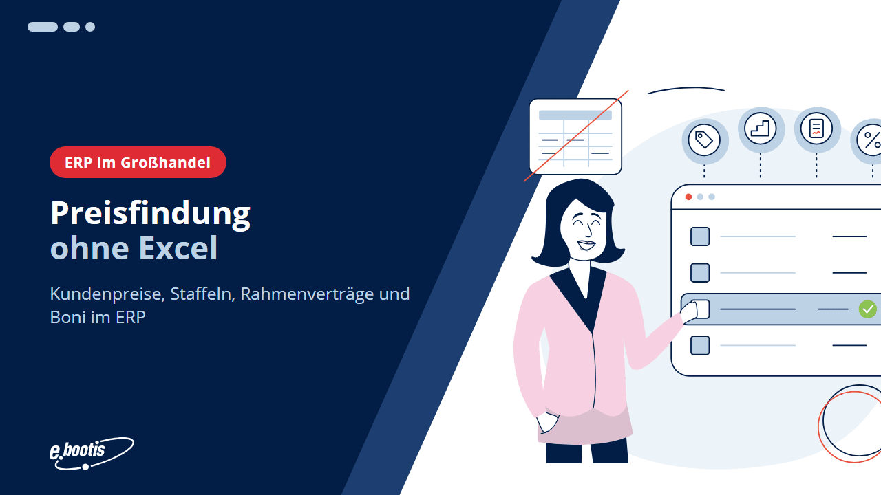 Staffelpreise, Kundenpreise, Boni: So bildet ein ERP die Preisfindung im Großhandel ab