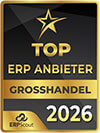 Auszeichnung Top ERP-Anbieter für den Großhandel